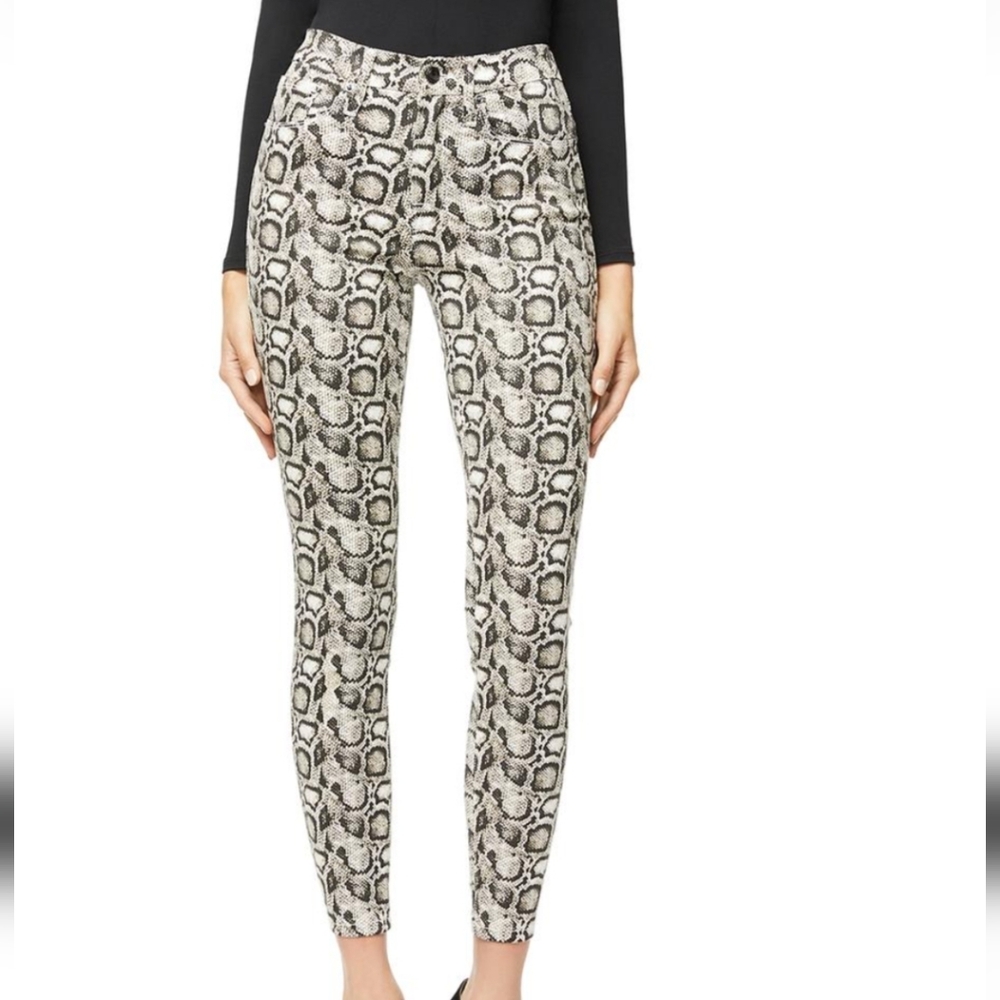 Good American Snake Print High Waist Jeans Size 12/31